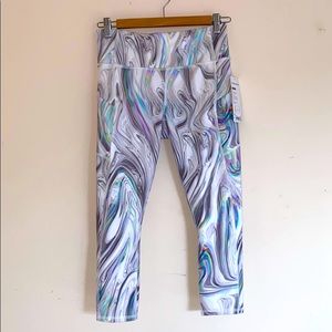 Athleta Contender Opal Capri, XS, NWT